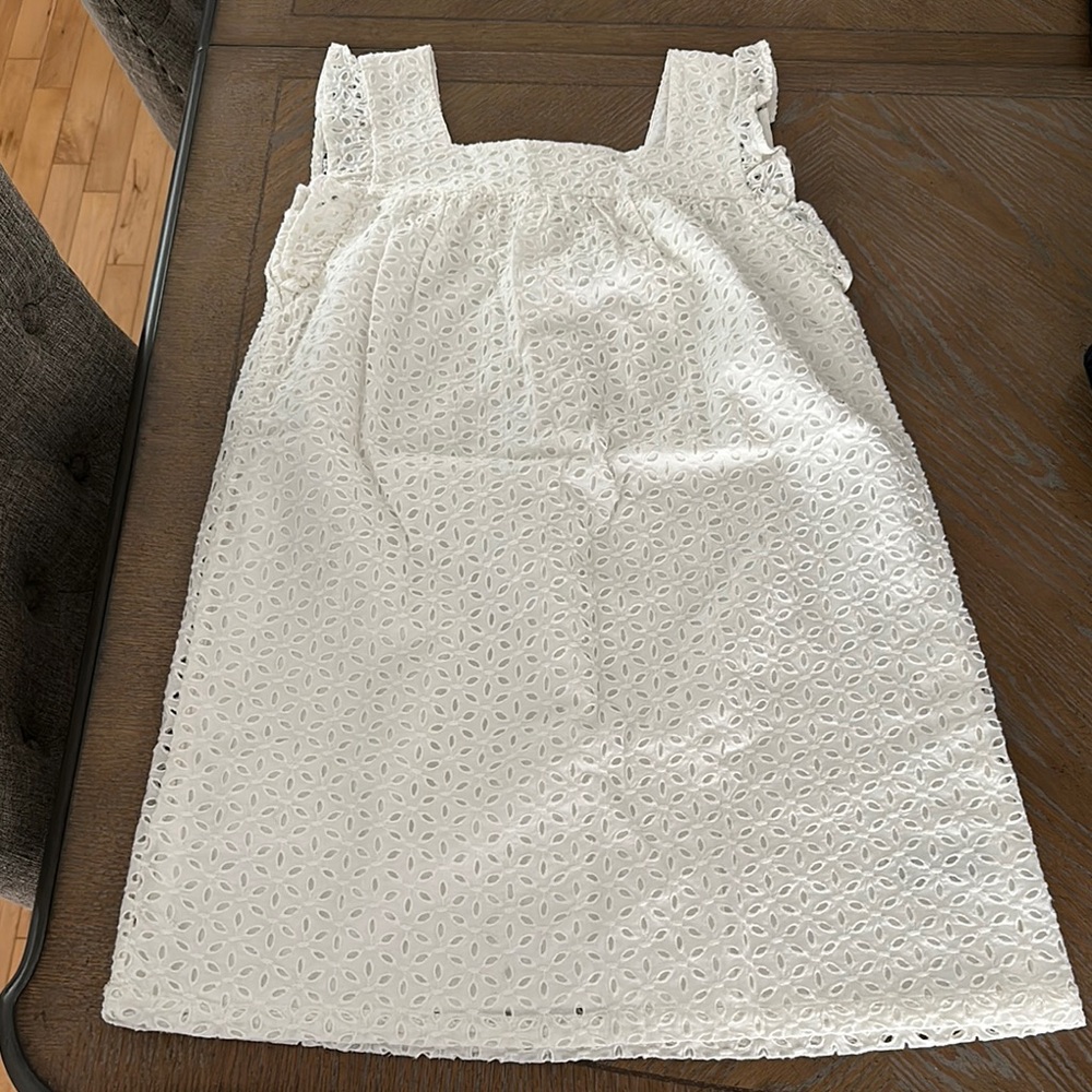 GAP White Eyelet Kids Dress